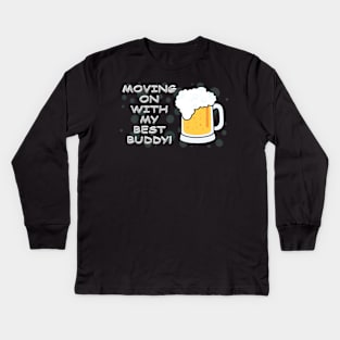 Moving On Kids Long Sleeve T-Shirt